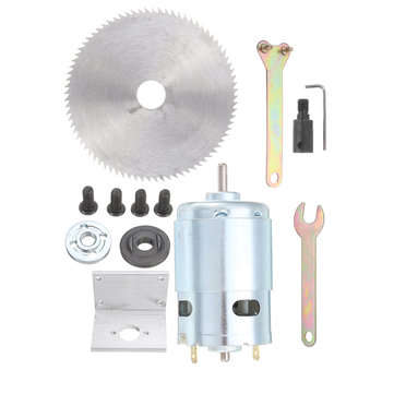 Machifit DC 12-24V Lathe Press 895 Motor Table Saw Kit with Bracket and Saw Blade for... (SIZE: 100)