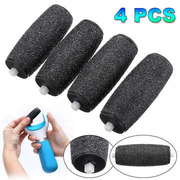 4Pcs Foot File Replacement Refill Roller Heads