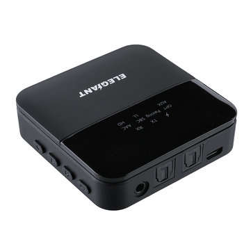 bluetooth 5.0 Transmitter Receiver Wireless Audio Adapter 20m Range with 3.5mm Digital Optical Tosli