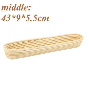 3 Size , 1-3 Pcs Breadboard Proofing Proving Baskets, Rattan Banneton Brotform Dough (NUMBER: 2)