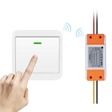 Bakeey 433Mhz 315Mhz RF Wireless Switch 1 Gang Light-Switch Transmitter Smart Home Wall Panel