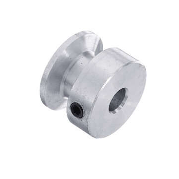 20MM Single Groove Pulley 4/5/6/8/10MM Fixed Bore Pulley Wheel for Motor Shaft 6MM Belt (SIZE: 5MM)