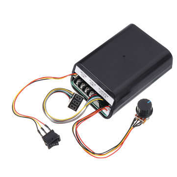 PWM DC Motor Speed Controller Max 60A CW CCW Digital Display 0~100% Adjustable Drive Module Build in