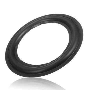 6" Inch Black Soft Speaker Rubber Surrounds Horn Ring Repair Kit Universal