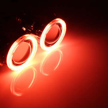 2.5 Inch H1/H4/H7 Bi-Xenon HID Projector Headlights Conversion Kit with Lens CCFL A... (COLOR.: RED)