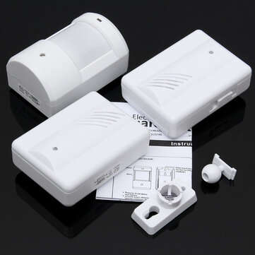 2 In1 Wireless PIR Motion Sensor Detector Alarm Entry Door Bell Infrared Alert System Security Alarm