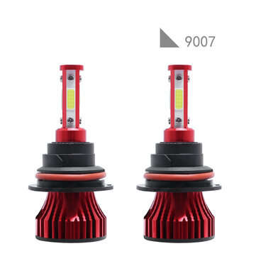 X15 Mini 4-Side COB LED Headlights Bulb 72W H4 H7 H11 H13 9004 9005 9006 9007 9012 5... (TYPE: 9007)