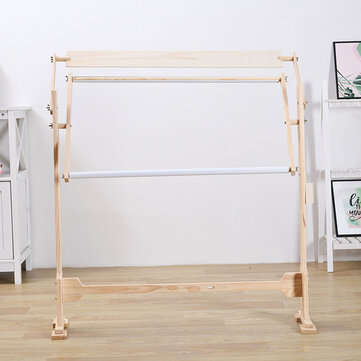 Adjustable Wood Cross Stitch Frame Floor Stand Bracket  Desktop Cross Stitch Embroidery Frame Chines
