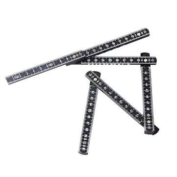 1M Slide Ten-Parts Folding Ruler Fold Up Rulers Versatile Inside Reading Carpenter Meter Measuring T