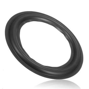 6" Inch Black Soft Speaker Rubber Surrounds Horn Ring Repair Kit Universal