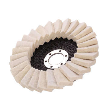 Drillpro 130mm Stianless Steel Wool Felt Flap Polishing Wheel Disc Angle Grinder Buffing Pads For Me