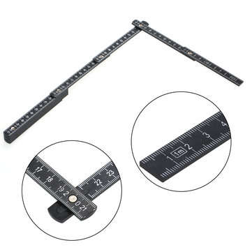 1M Slide Ten-Parts Folding Ruler Fold Up Rulers Versatile Inside Reading Carpenter Meter Measuring T