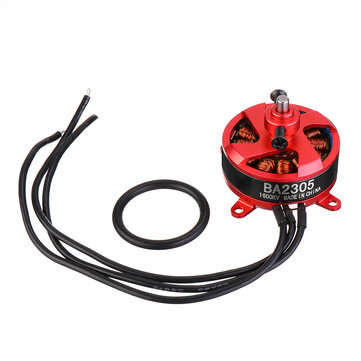 Racerstar RC Brushless Motor BA2305 1600KV Support 1S 2S 3S 8060 9050 Prop for Fixed Wing RC Airplan