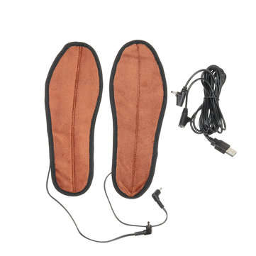 Electric Heated Insoles Shoe Insert USB Powered Heating Washable Snow Foot Warmer (SIZE: 44)