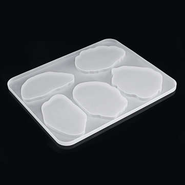 Agate Resin Casting Mold Silicone Making Epoxy Mould Craft DIY Clay Tool