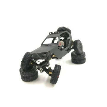Dasmikro Das87 Das87A03 HO Scale 1/87 4WD Chassis DIY Desert Truck Crawler Kit RC Car