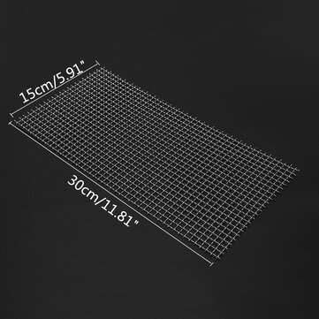 Stainless Steel Woven Wire Mesh Filter Grading 30cm Sheet Silk to Heavy Gauze (SIZE: 15X30CM)