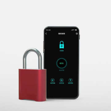 CE/ROHS Certification Intelligent Fingerprint Electronic Padlock APP/Fingerprint Unlock Outdoor Wate