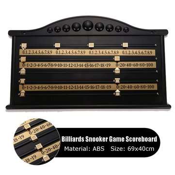 Plastic Billiards Scoreboard Snooker Game Scorer Board Player Calculation Number Toy