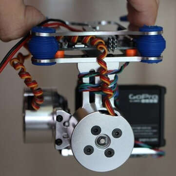 2 Axis Brushless Action Camera Gimbal with Controller Support Remote Control for GoPro 3 FPV Racing
