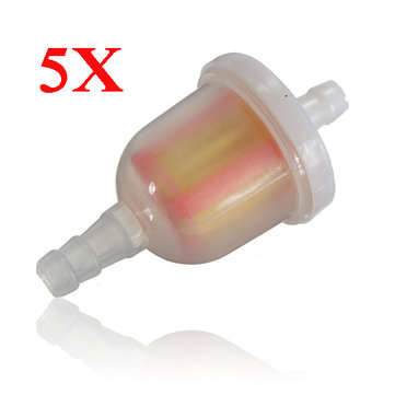 5X Gas Fuel Filter for Moped Scooter Go Kart Dirt Bike ATV SUNL Roketa