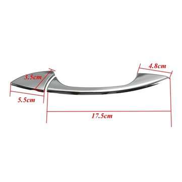 8Pcs Chrome Material Door Handle Cover Trim For Benz C E GLK ML GLK W202/117/212