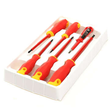 Practical 6 Pcs VDA Electricians Screwdriver Set Electrical Insulated Kit Tools