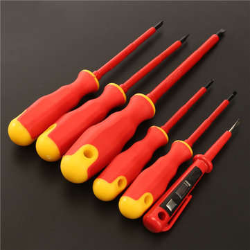 Practical 6 Pcs VDA Electricians Screwdriver Set Electrical Insulated Kit Tools