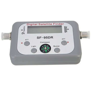 SF-95DR Digital Satellite Signal Meter Finder Dish Network Directv FTA BUZZER with Compass