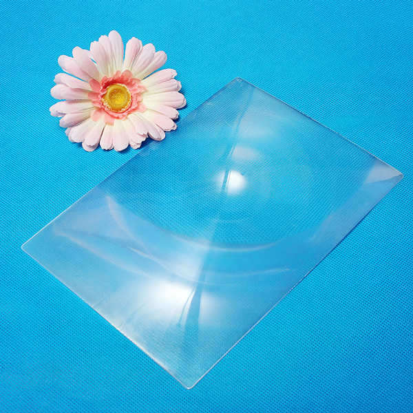 Full Page Magnifying Sheet Fresnel Lens 3X Magnification PVC Magnifier