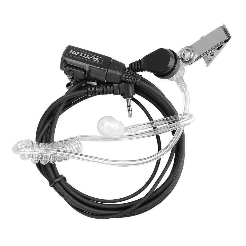 RETEVIS Empty Conduction Headphones  with PTT Microphone for All Walkie-Talkies with Kenwoood Dual-p