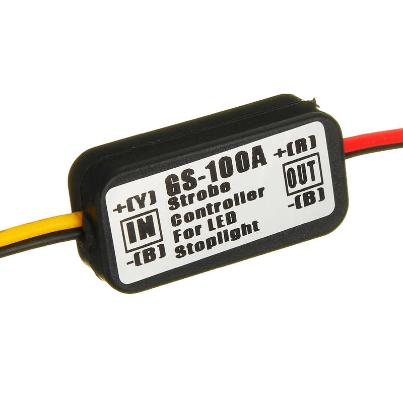 12V Waterproof Flash Strobe Controller Flasher Module For Car Led Brake Stop Lights Lamp