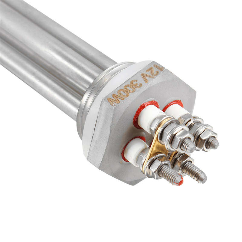 12V 300W NPT BSP Immersion Water Heater Heating Element Solar Energy (Type B) - Free Shipping