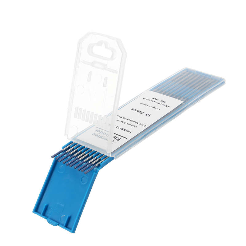 New 10Pcs TIG Welding Tungsten Electrodes 2% Lanthanated 1/16 x 6" Blue Tip WL20 Assorted Weld