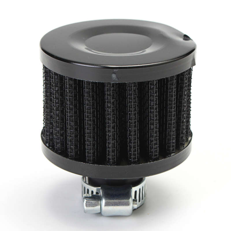 300mL Engine Catch Reservoir Breather Tank Oil Catch Can with Air Filter Black