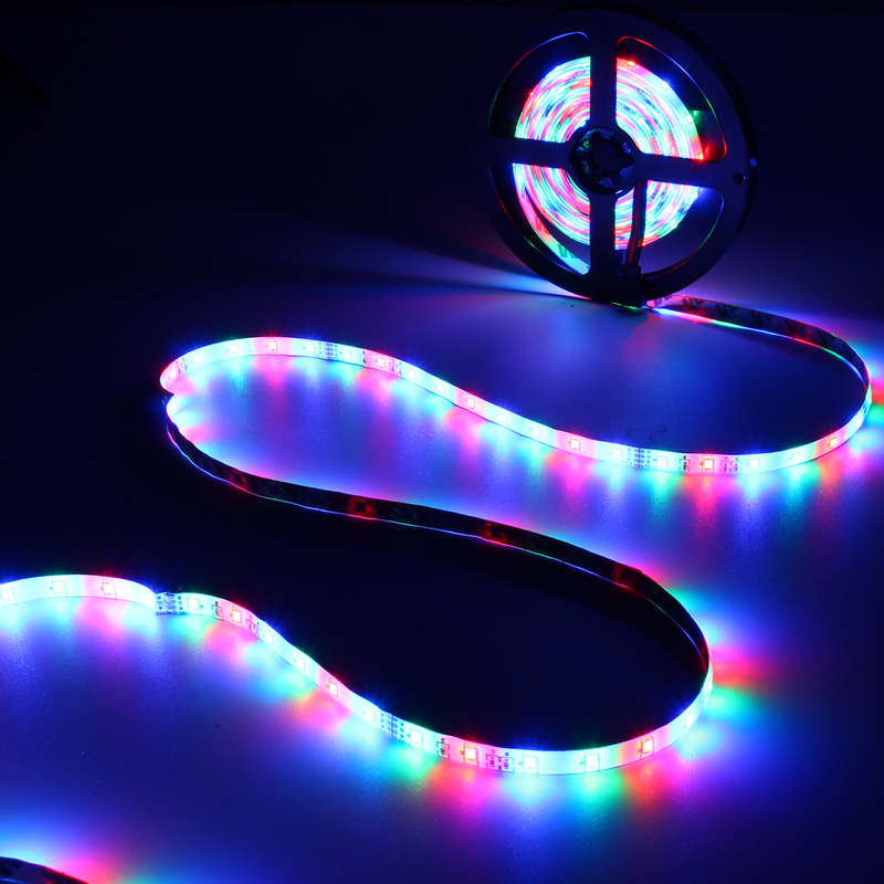 10M 600 LED Color Changing SMD3528 RGB LED Strip Tape Rope Light Kit + IR Controller + Adapter DC12V
