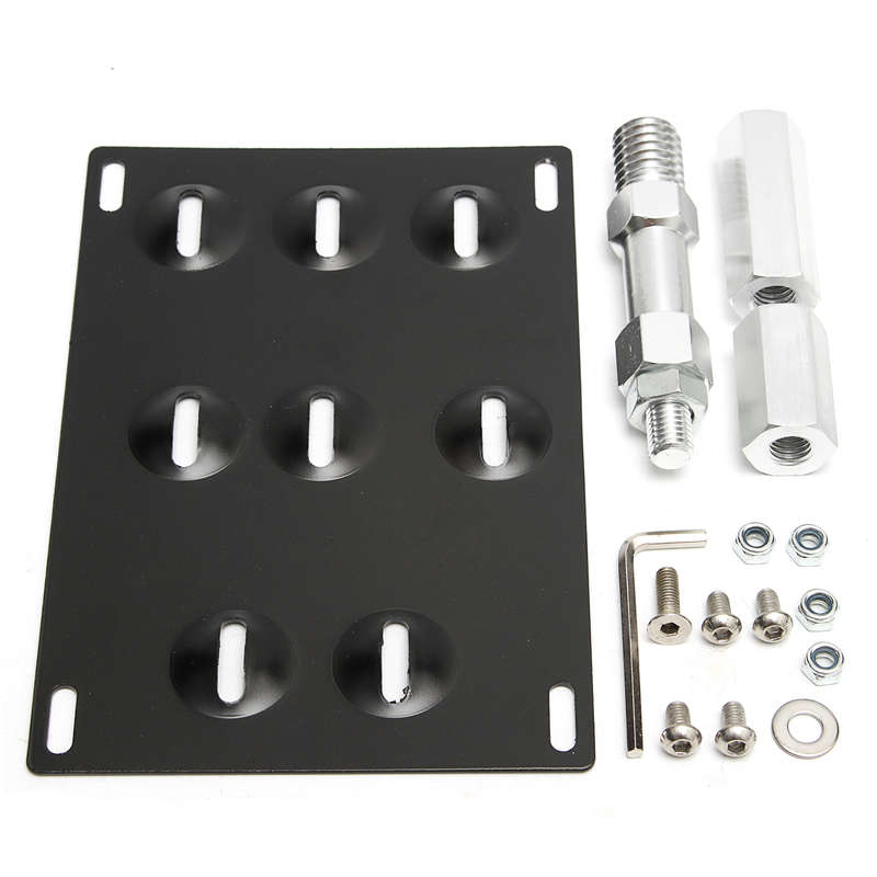 Front Bumper Tow Hook License Plate Mount Bracket For BMW 2 3 4 5 X M Z i