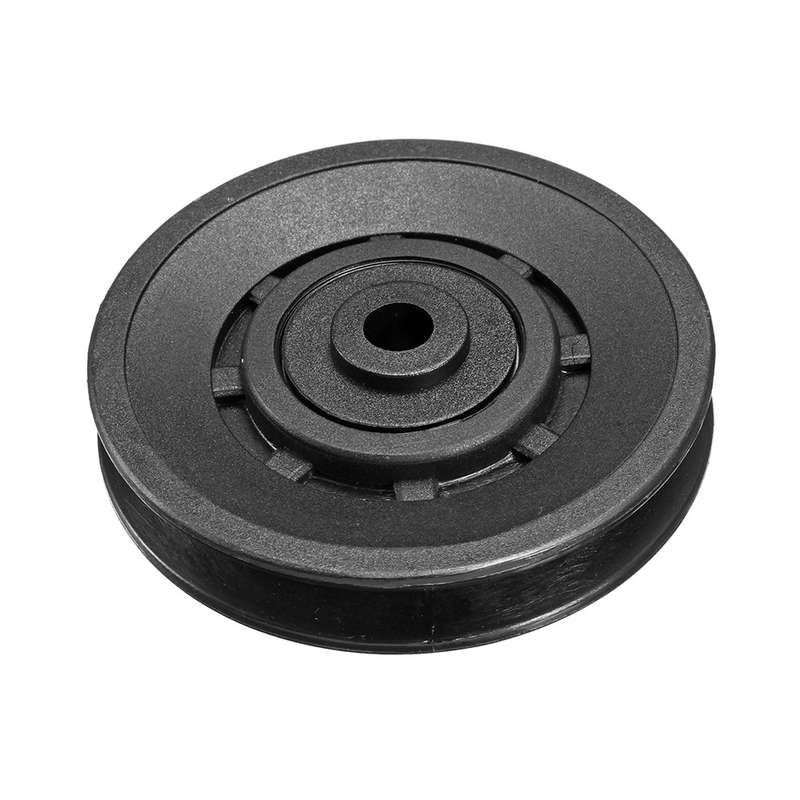 90mm Universal Nylon Bearing Pulley Wheels Cable For Gym Fitness Equipment Parts