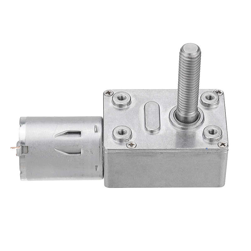 Machifit JGY370 DC 12V Worm Gear Motor 10/30/90/150RPM Turbine Self-lock