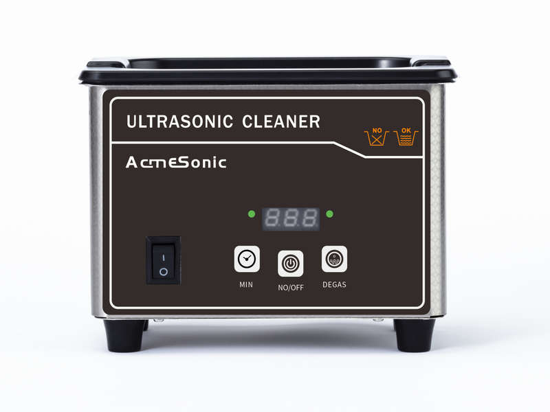 ACMESONIC C008 Ultrasonic Cleaner 0.8L Manicure Tools Metal Parts Cutters Ultra