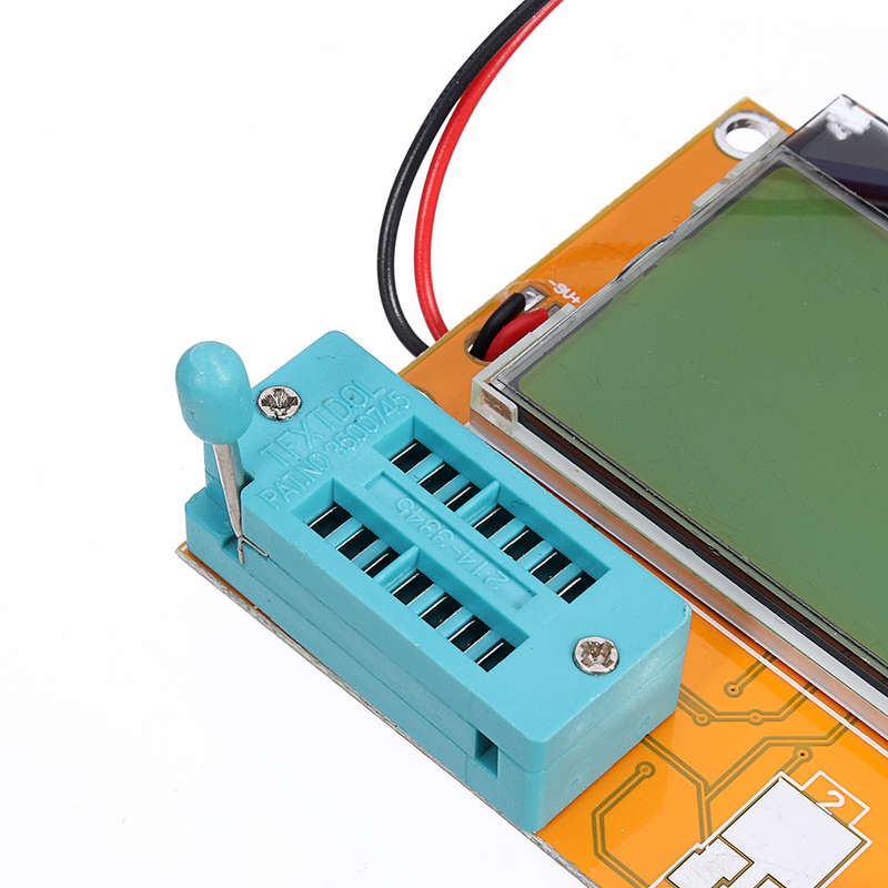Geekcreit LCR-T4 12864 LCD Graphical Transistor Tester Resistance Capacitance ESR SCR Meter...