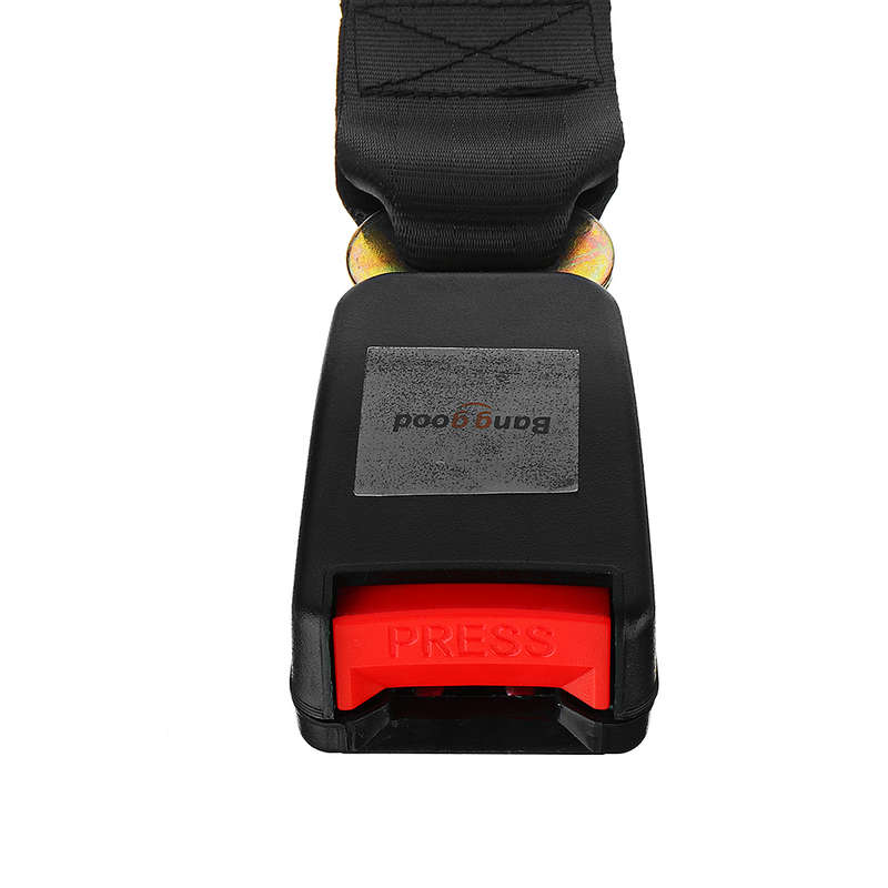 Universal 1Pcs Universal 14 Inch Car Seat Safety Belt Extension Black Buckle