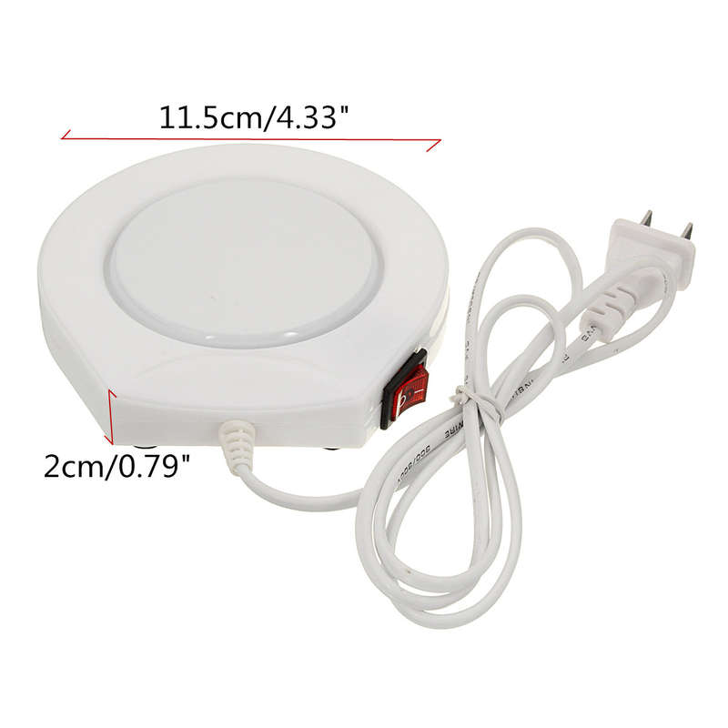 70-80 Constant Temperature Cup Heating Mat Electric Tea Warmer for Home Office Travel