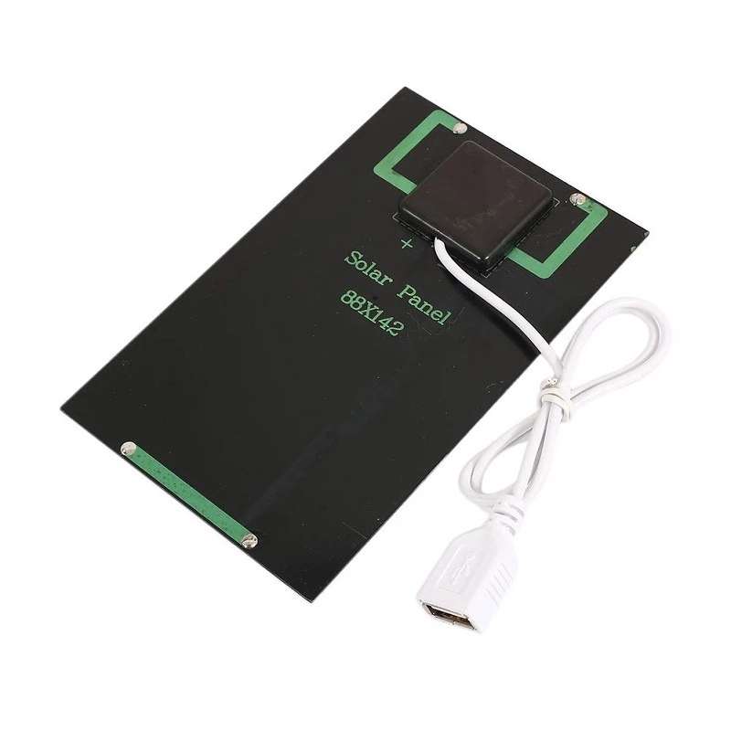 2W 5V USB Solar Panel Outdoor Portable Solar Charger Pane Climbing Fast Charger