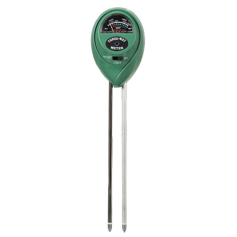 3 in1 PH Garden Soil Tester Professional LCD Temperature Moisture Sunlight Meter