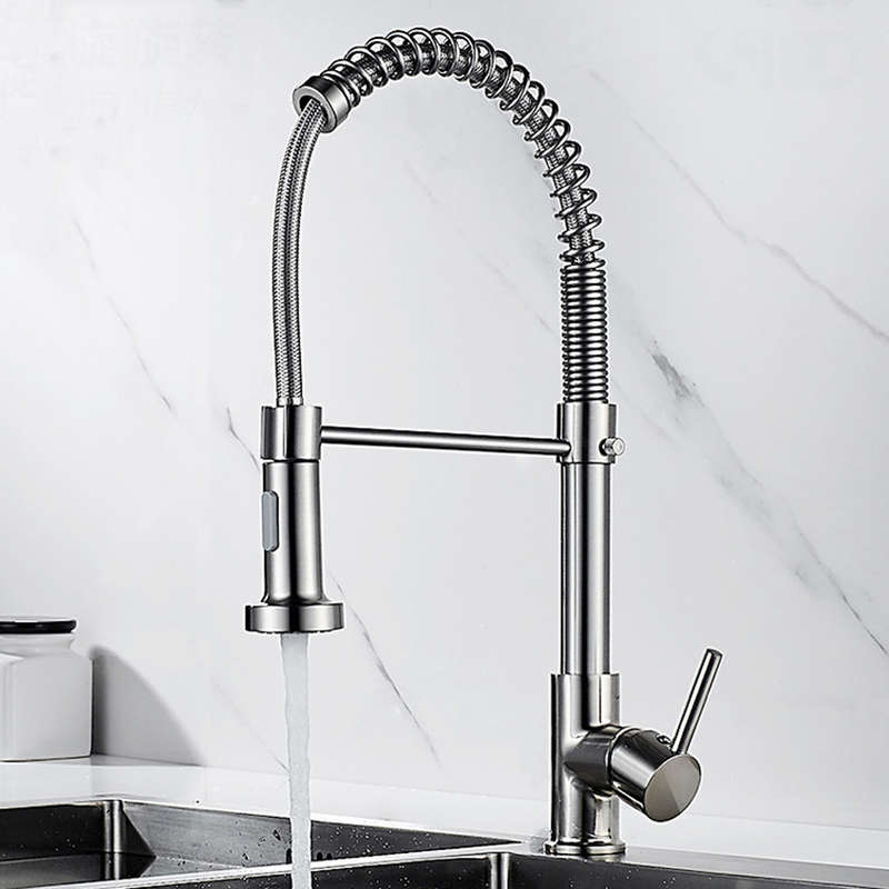 Kitchen Mixer Tap Rotatable Hot And Cold Water Multifunctional Sink Kitchen Spr