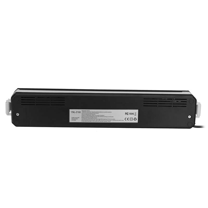 Commercial Food Saver Vacuum Sealer Machine Sealing System Preservation Storage (Color Black)