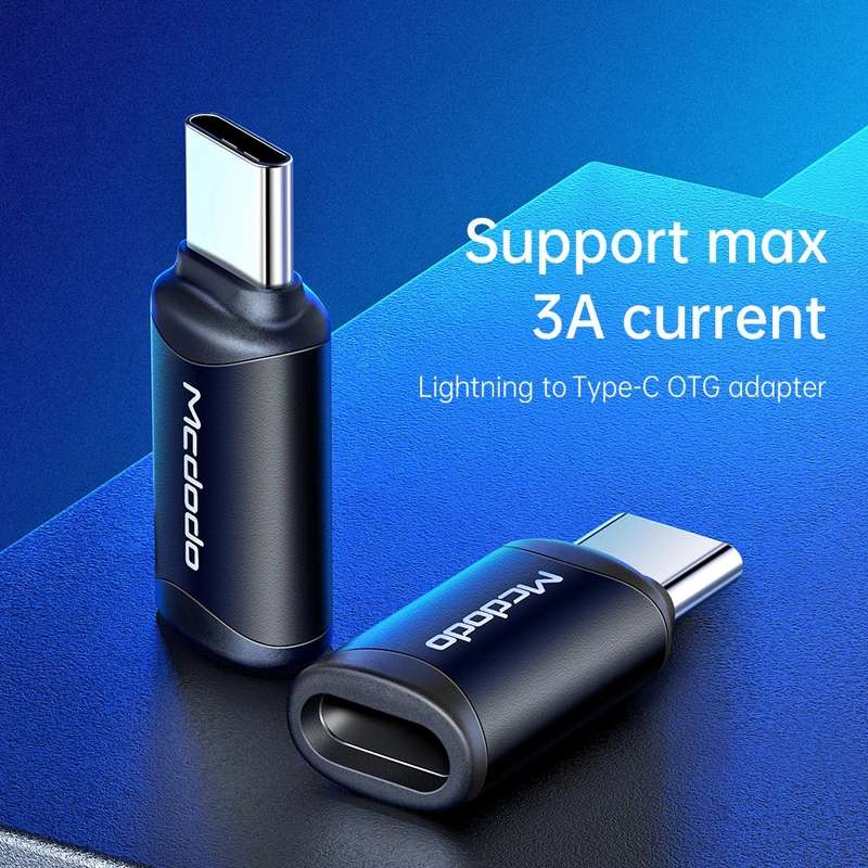 Mcdodo 3A Type-C Adapter Type C Female To 8pin for Lignhtning Male for iPhone USB-C Connector for Sa