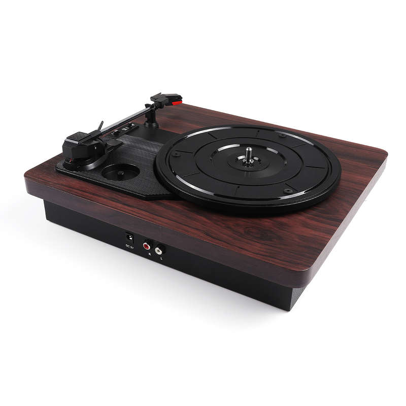 New Retro Stereo 33 45 78 Three Speed Vinyl Record Turntable Player Gramophone