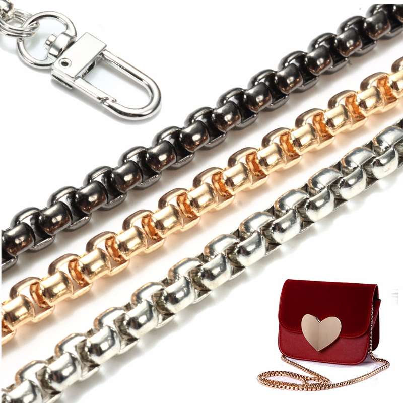 New 120cm Purse Chain Strap Handle Shoulder Crossbody Handbag Bag Metal Replacement